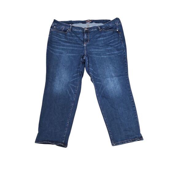 Torrid Womens boyfriend straight jeans Size 26 plus medium wash high rise casual - Picture 2 of 9